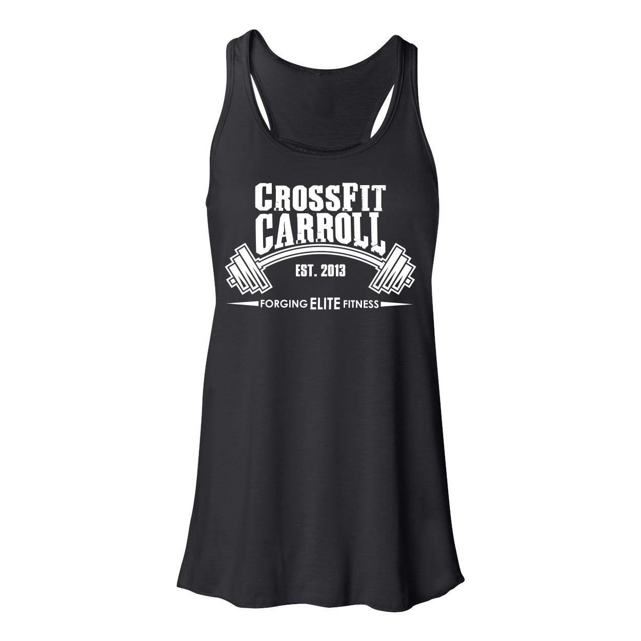 CF Carroll Women's Full Length Tank in Black — front view by VNDK8