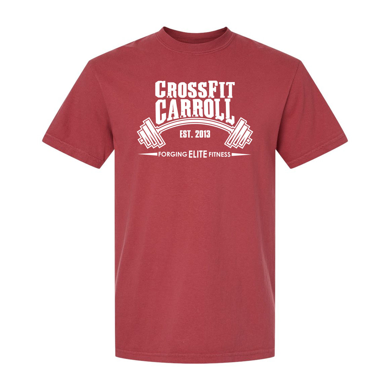 CF Carroll Relaxed Tee in Red — front view by VNDK8