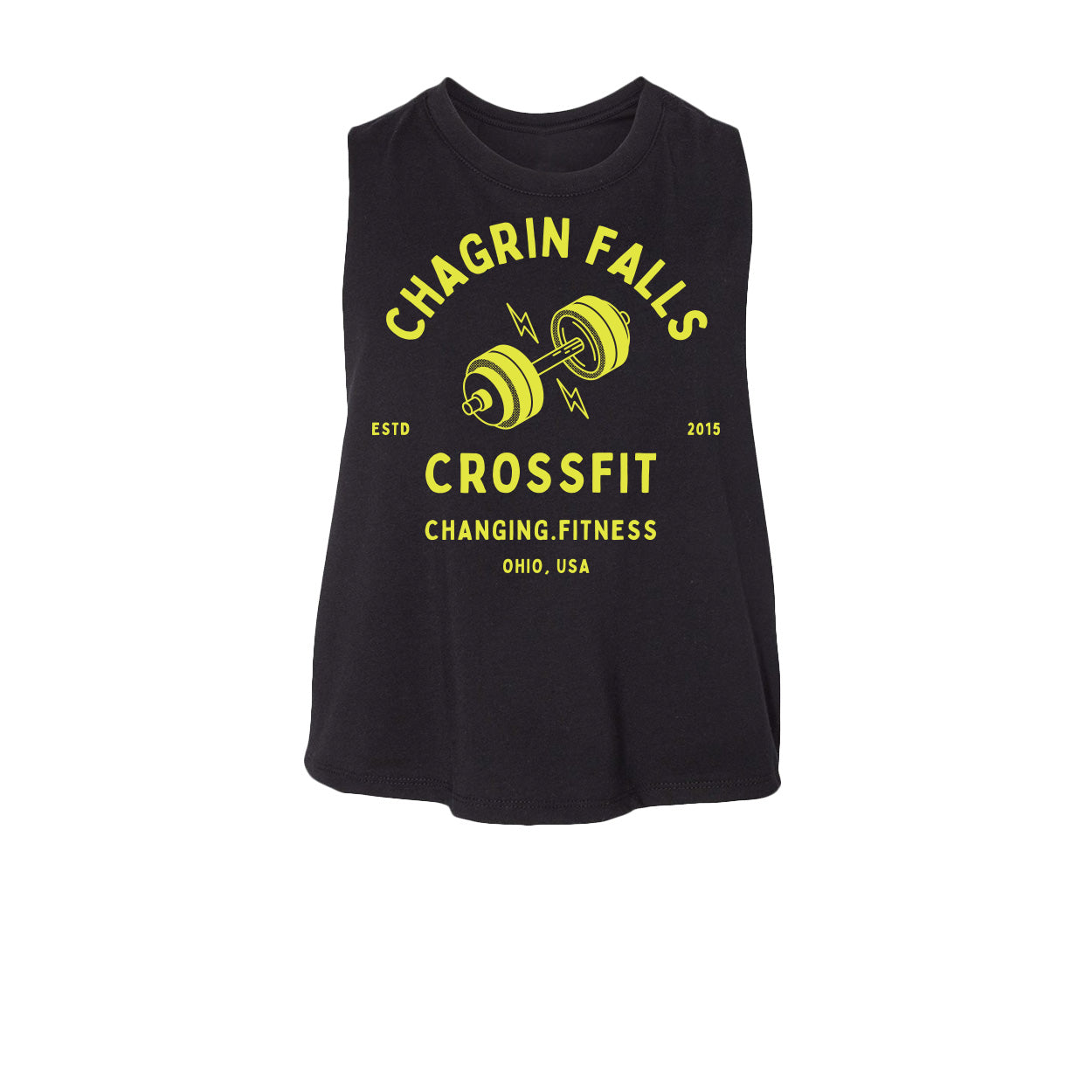 Chagrin Falls Changing Fitness Crop Tanks