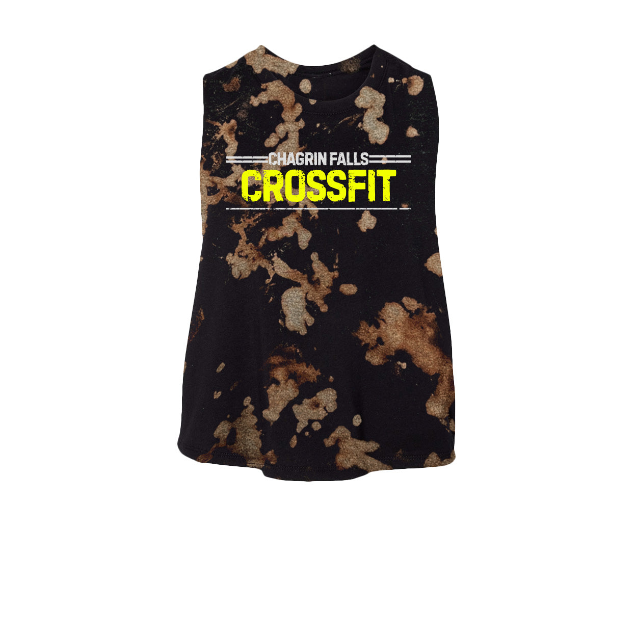 Chagrin Falls Wrecked Logo Crop Tanks