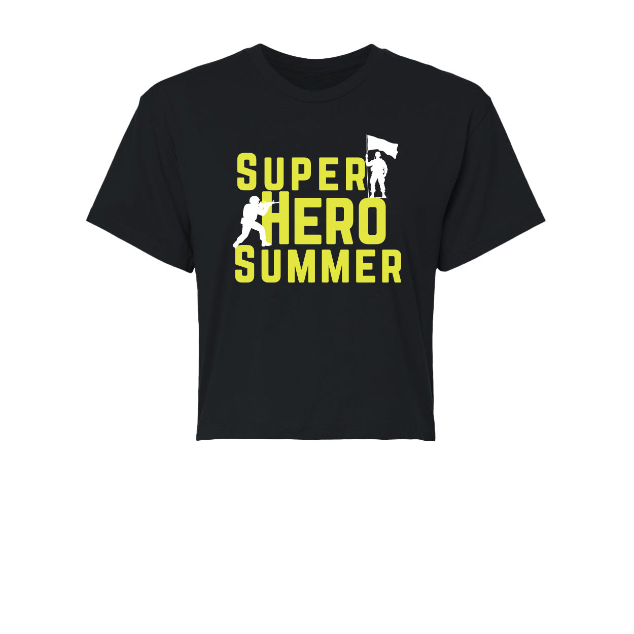 Chagrin Falls Super Hero Summer Crop Tees