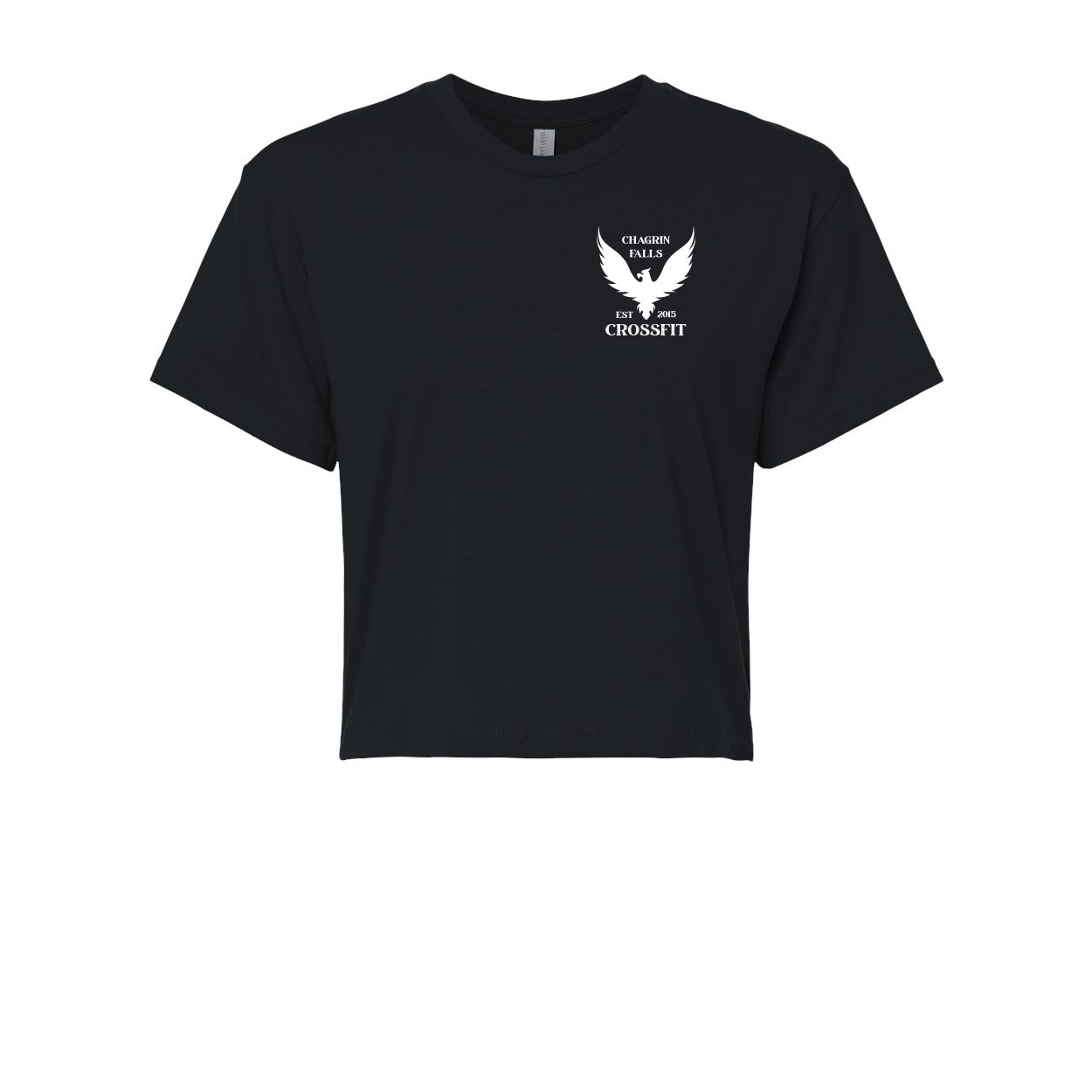 Chagrin Falls Simple Logo Crop Tees