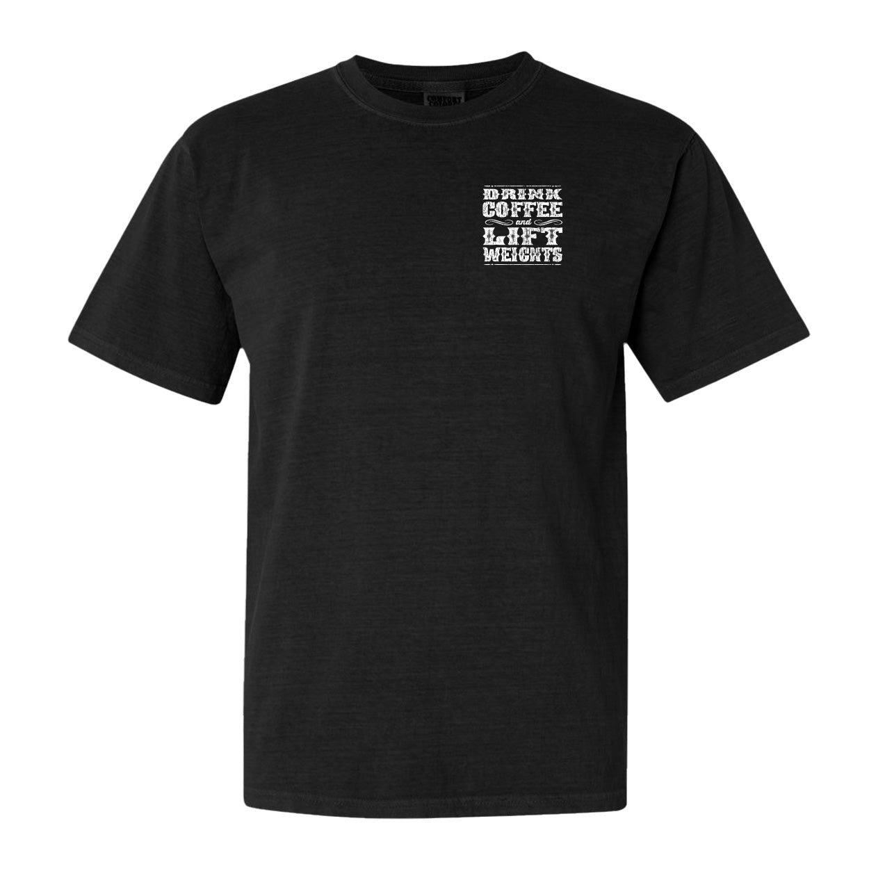 Paper Street Coffee + VNDK8 Drink Coffee Lift Weights Relaxed Tees