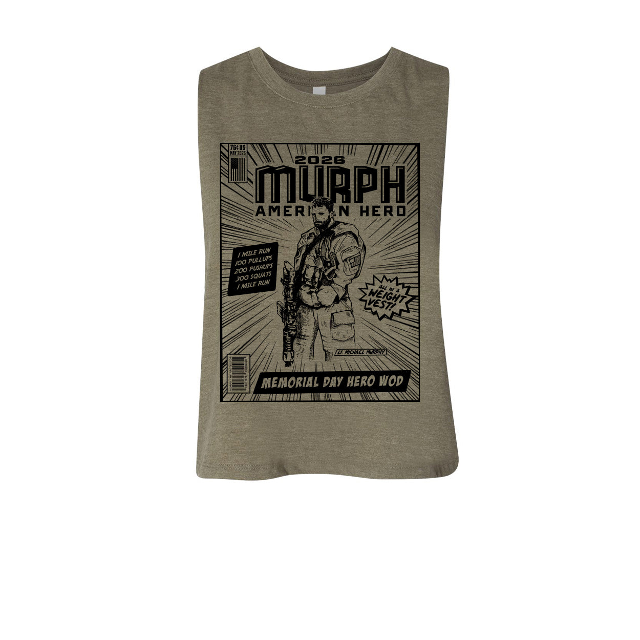 Murph "Comic" Crop Tanks