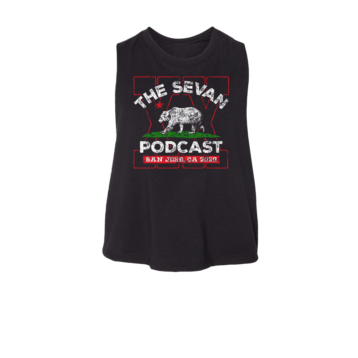 Sevan Podcast Games '26 Crop Tank