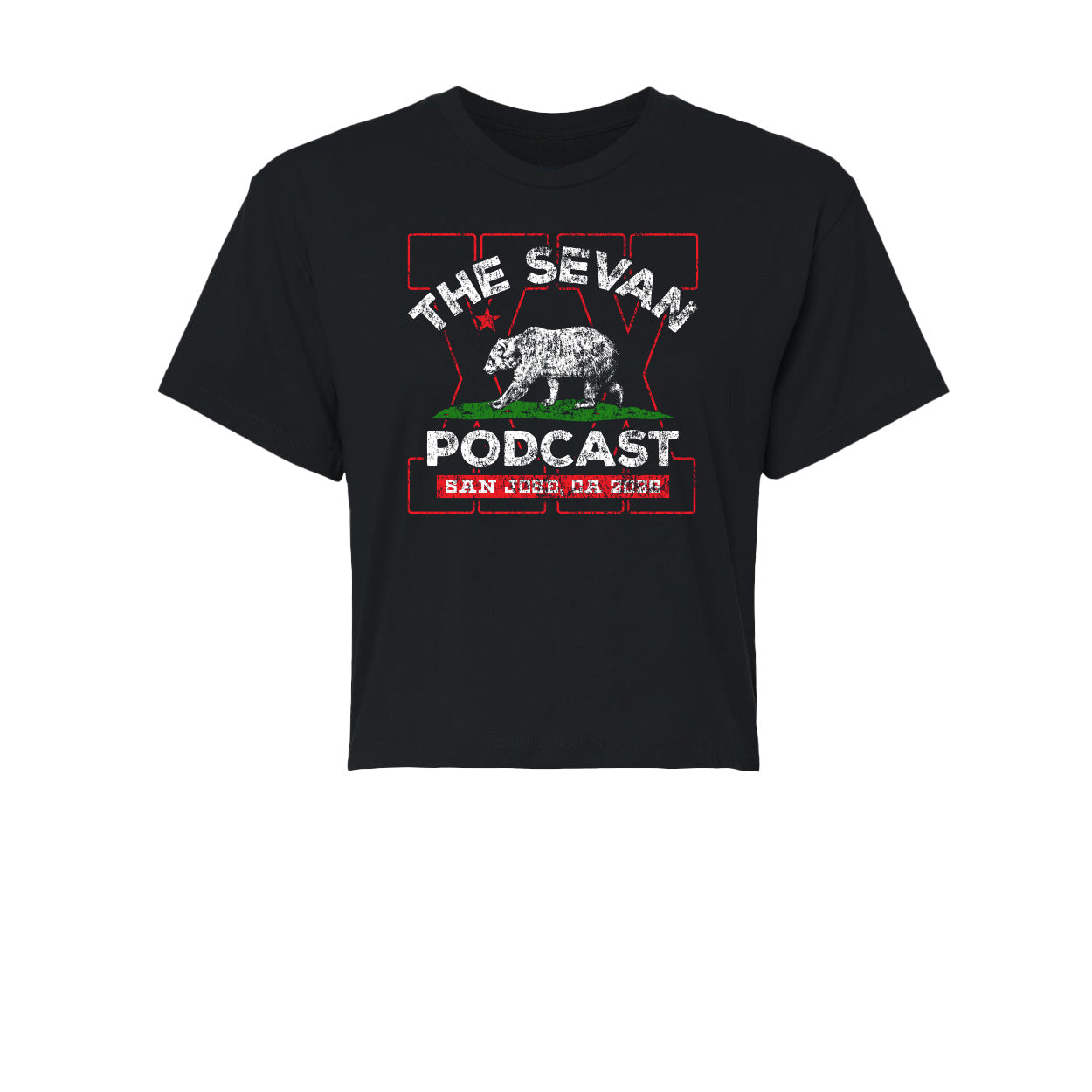 Sevan Podcast Games '26 Crop Tee