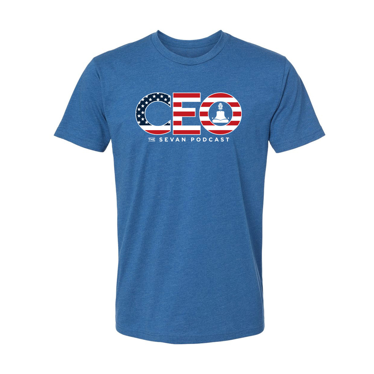 Sevan Podcast Anthem Athletic Tee — front view by VNDK8