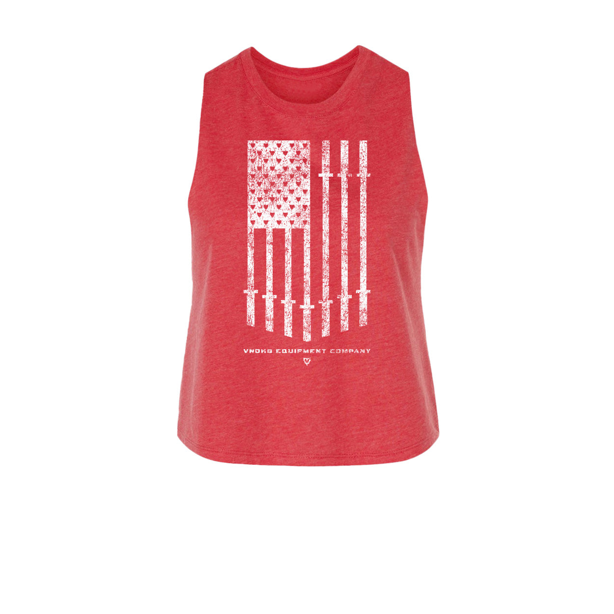 Stars & Bars Women's Crop Tanks