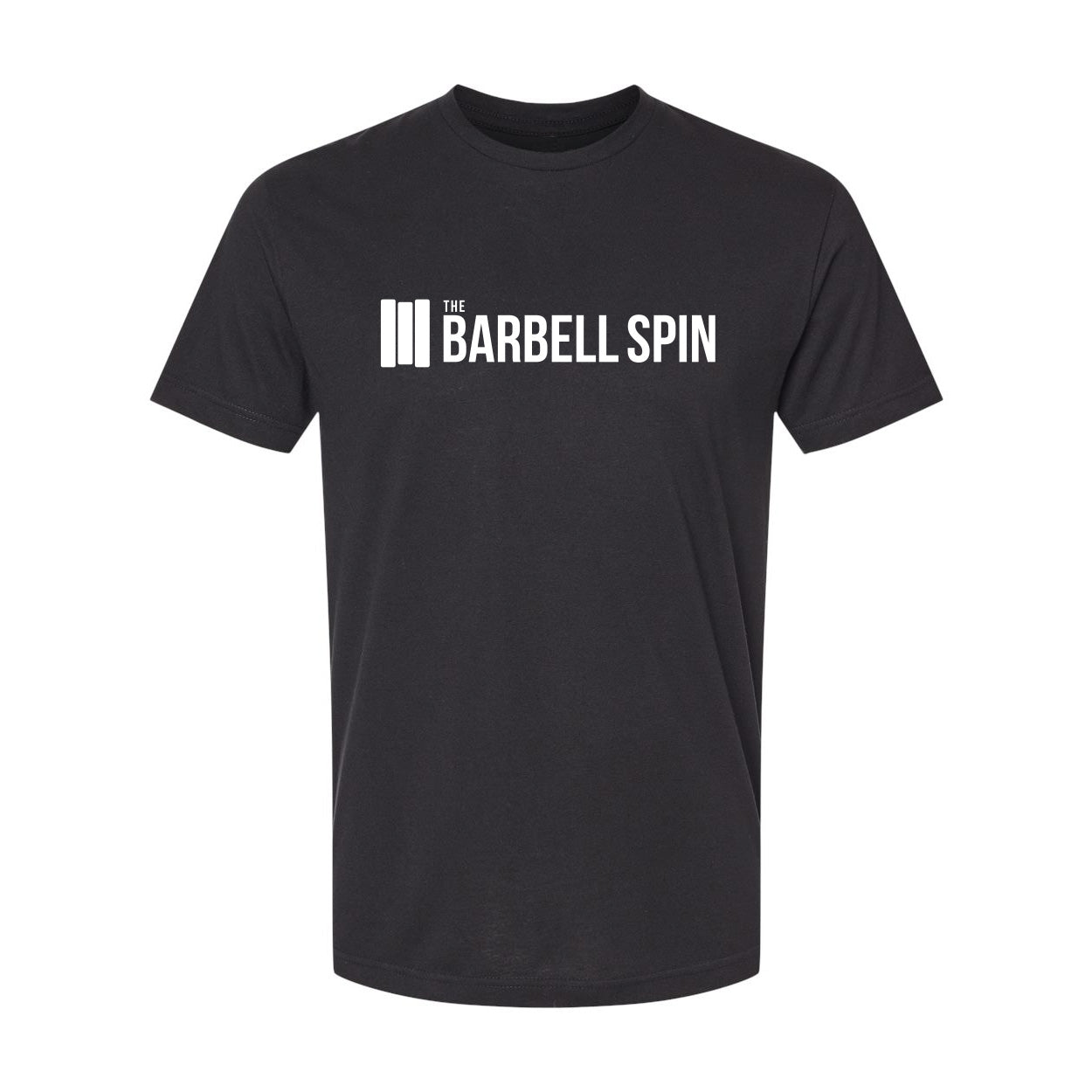 The Barbell Spin Logo Athletic Tees