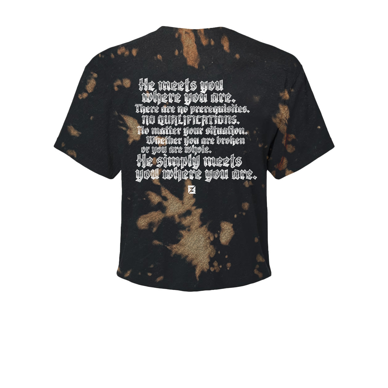 Where You Are Women's Crop Tee