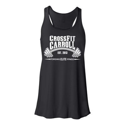CF Carroll Women's Full Length Tank in Black — front view by VNDK8