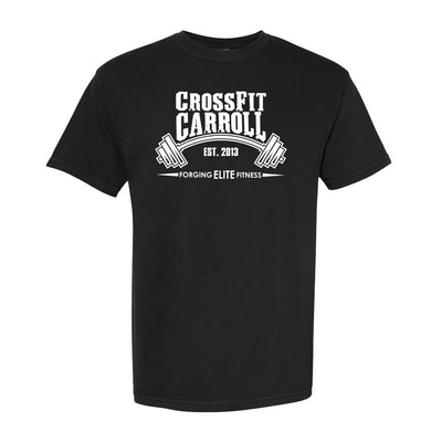 CF Carroll Relaxed Tee in Black — front view by VNDK8