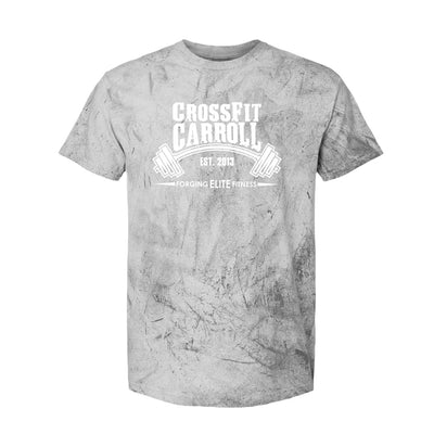 CF Carroll Relaxed Tee in Distressed Gray — front view by VNDK8