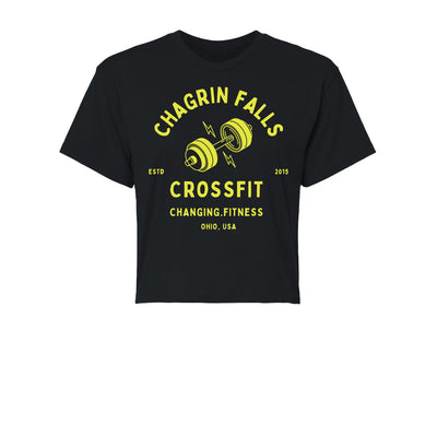 Chagrin Falls Changing Fitness Crop Tees