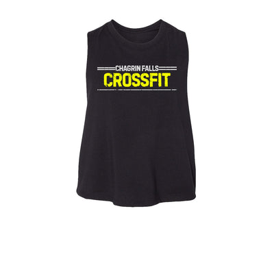 Chagrin Falls Wrecked Logo Crop Tanks