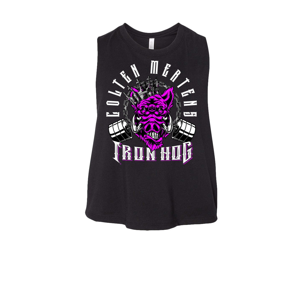 Colten Mertens "Iron Hog" Women's Crop Tank