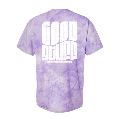 CPW Good Stuff Tee in Distressed Purple — back view garment-dyed ring-spun cotton by VNDK8