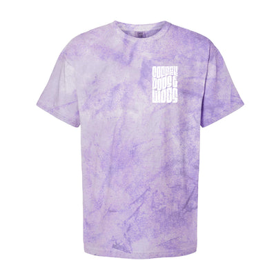 CPW Good Stuff Tee in Distressed Purple — front view by VNDK8