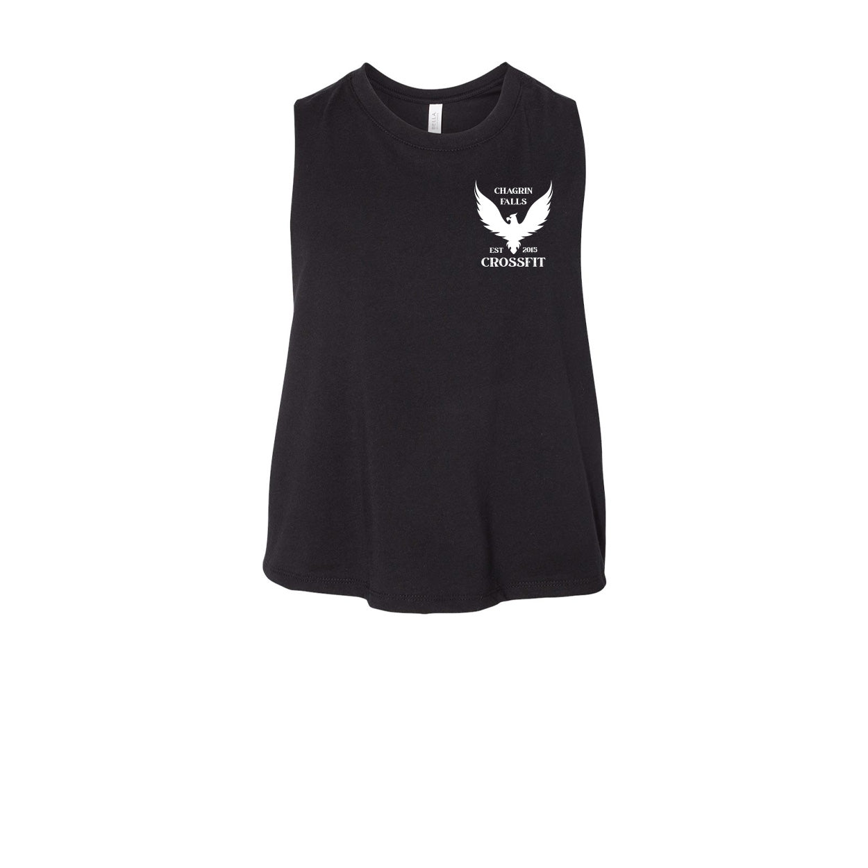 Chagrin Falls Simple Logo Crop Tanks