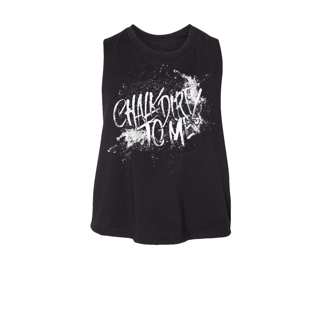 Chalk Dirty To Me Women's Crop Tank