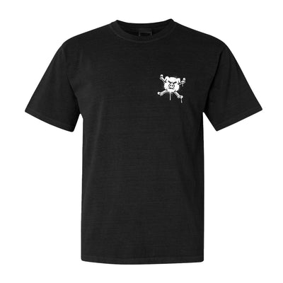 Colten Mertens NLD Graffiti v2 Comfort Colors Tee in Black — front view by VNDK8