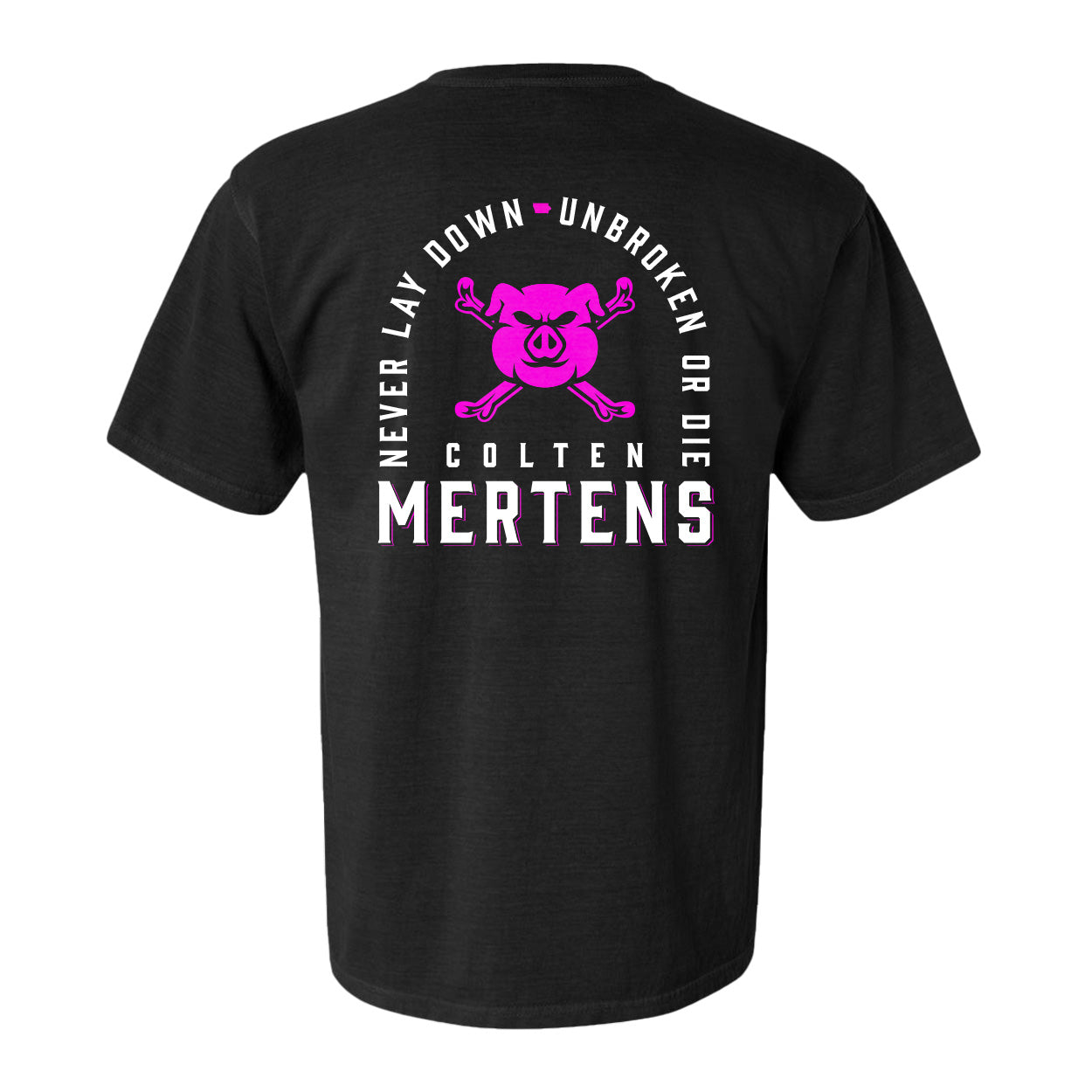 Colten Mertens "Never Lay Down" Relaxed Tee