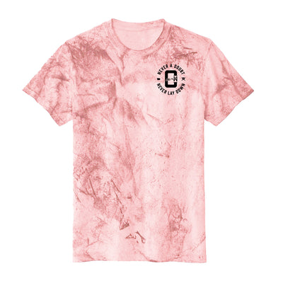 Colten Mertens Signature Relaxed Tee in Distressed Red — front view by VNDK8