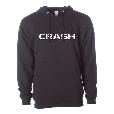 CrossFit Crash Brand Standard Hoodie in Black — front view by VNDK8
