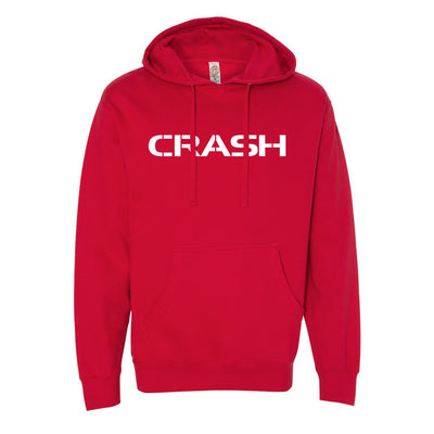 CrossFit Crash Brand Standard Hoodie in Red — front view by VNDK8