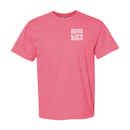 Paper Street Coffee + VNDK8 Drink Coffee Lift Weights Relaxed Tees