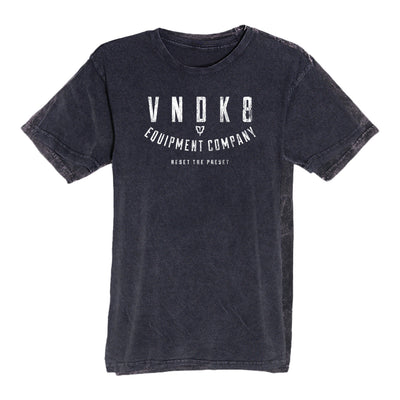 Ethos Relaxed Tee in Vintage Black — front view by VNDK8