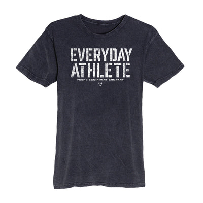 Everyday Athlete Tee in Vintage Black — front view by VNDK8