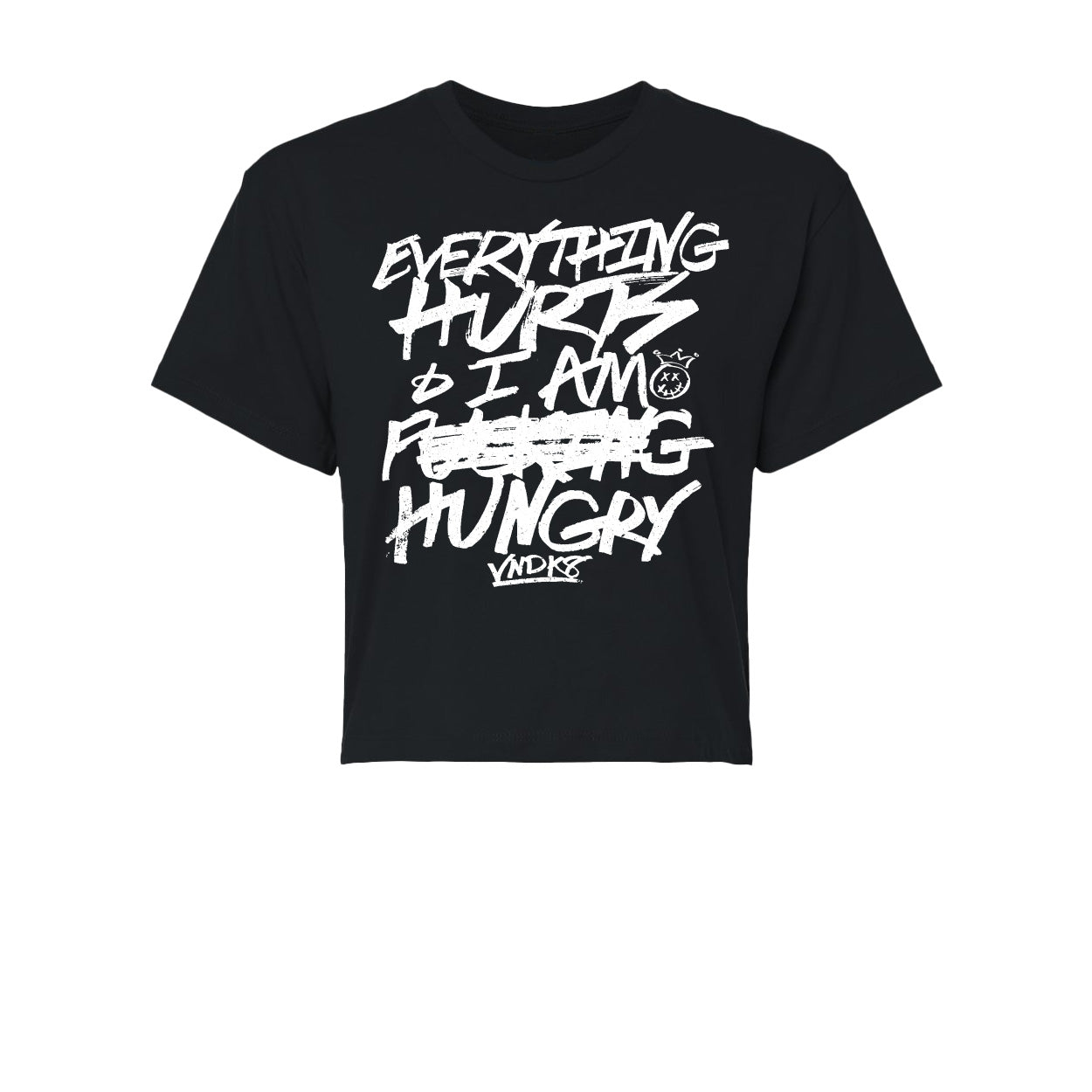 Everything Hurts Women's Crop Tees