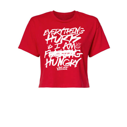 Everything Hurts Women's Crop Tees