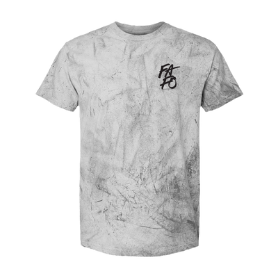 FAFO Relaxed Tee in Distressed Gray — front view by VNDK8
