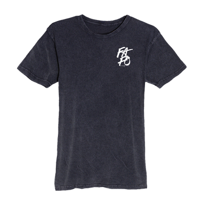 FAFO Relaxed Tee in Vintage Black — front view by VNDK8