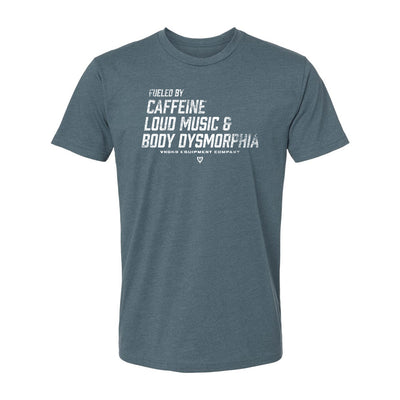 Fueled Tee in Slate — front view by VNDK8