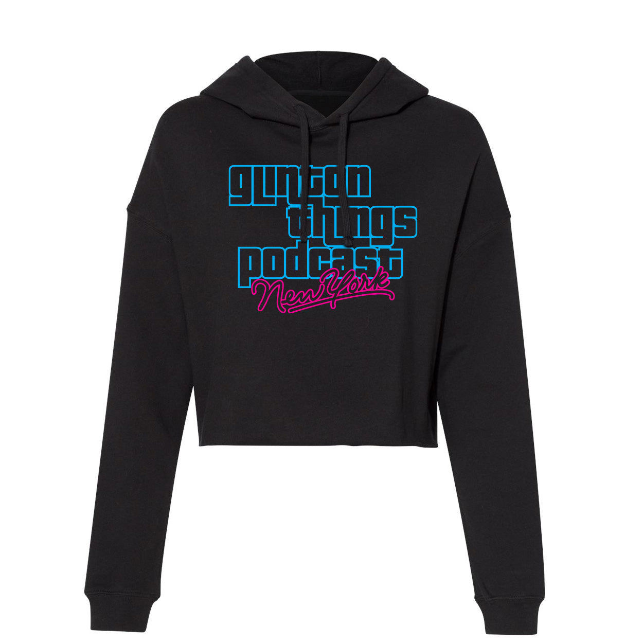 Glinton Things Crop Hoodie