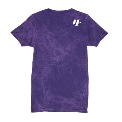 Hiller Icon Vintage Relaxed Tee in Vintage Purple — back view by VNDK8