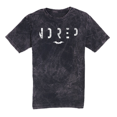 Hiller NOREP Distress Signal Tee in Bane Black — front view by VNDK8