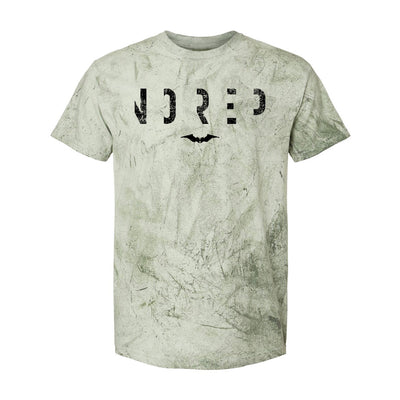 Hiller NOREP Distress Signal Tee in Ridler Green — front view by VNDK8