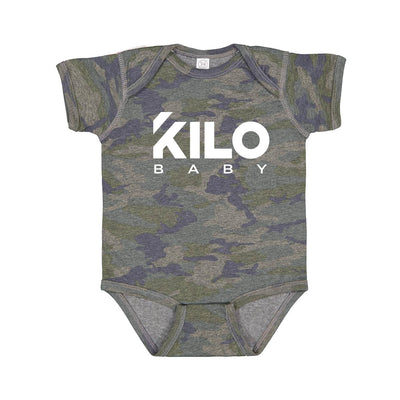 Kilo Gyms Baby Onesie in Camo — by VNDK8