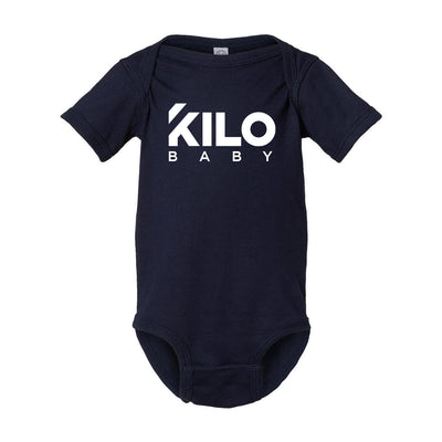Kilo Gyms Baby Onesie in Navy — by VNDK8