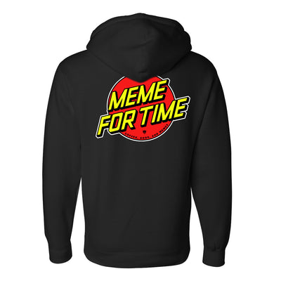 MFT Cruzing Hoodie in Black — back view fleece sweatshirt by VNDK8