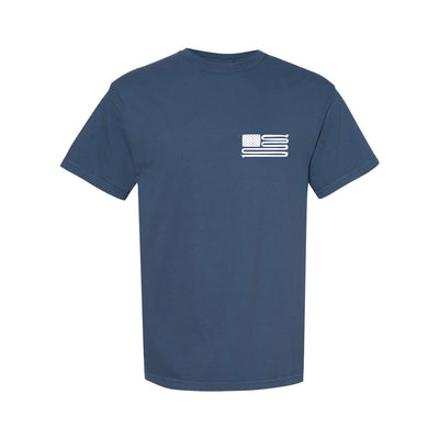 MTW American Wiener Tee in Blue — front view by VNDK8