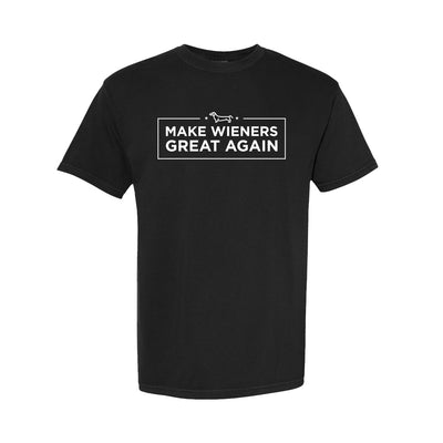 MTW Great Wiener Tee in Black — front view by VNDK8