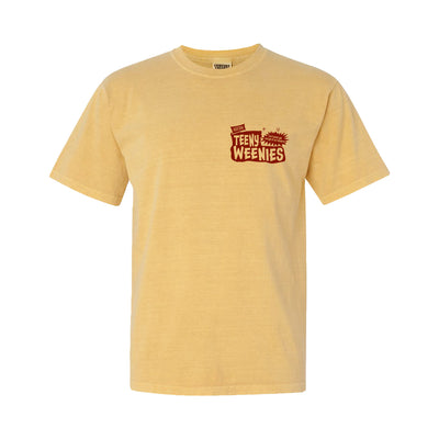 MTW Retro Wiener Tee in Mustard — front view by VNDK8
