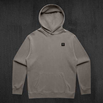 Men's Restore Relaxed Hoodie in Faded Gray — heavyweight fleece hoodie by VNDK8