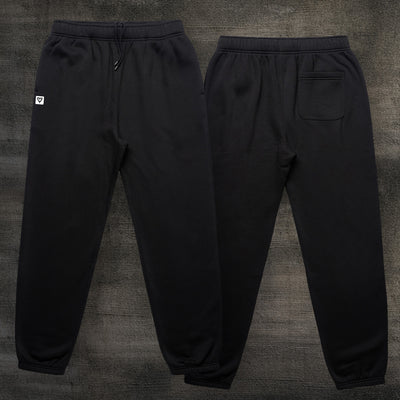 Men's Restore Relaxed Joggers in Black — premium heavyweight fleece by VNDK8
