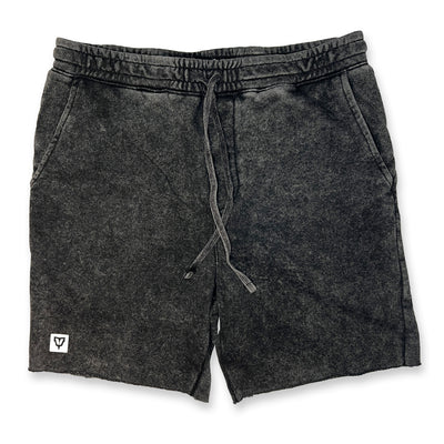 Men's Rest Day Fleece Shorts in Mineral — front view by VNDK8